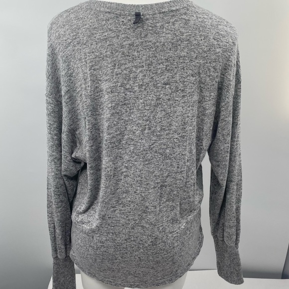 ANTHROPOLOGIE SATURDAY SUNDAY I Hacci Tunic Sweater Gray Extra Small Oversized - Picture 4 of 13